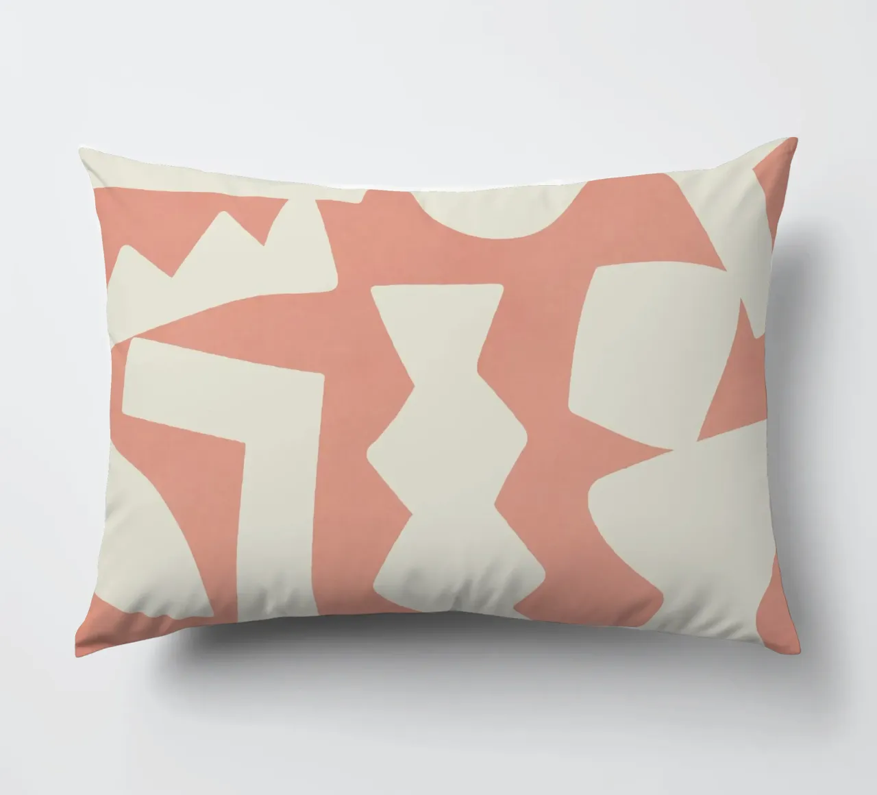 Forme grafiche astratte primitive - Blush Pink cuscino da MoonlightPrint