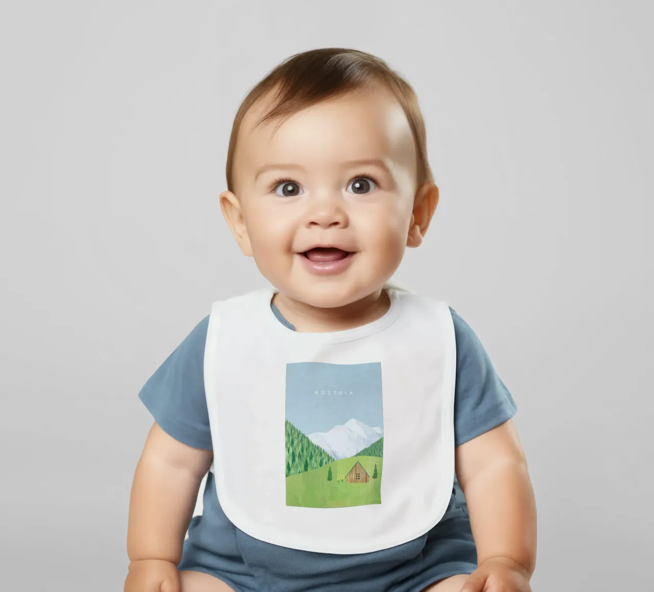 Austria baby slabbetje van Henry Rivers