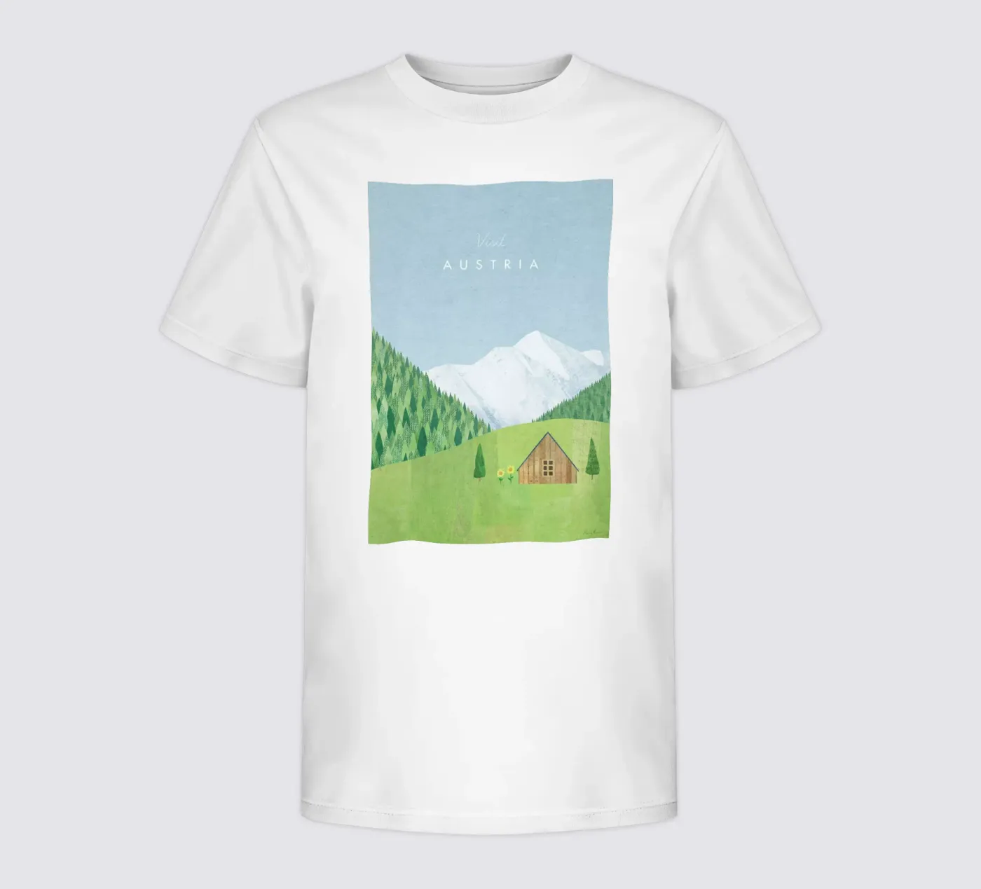 Austria t-shirt bambini da Henry Rivers