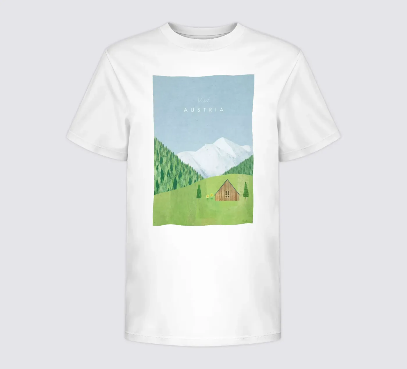 Austria t-shirt bambini da Henry Rivers