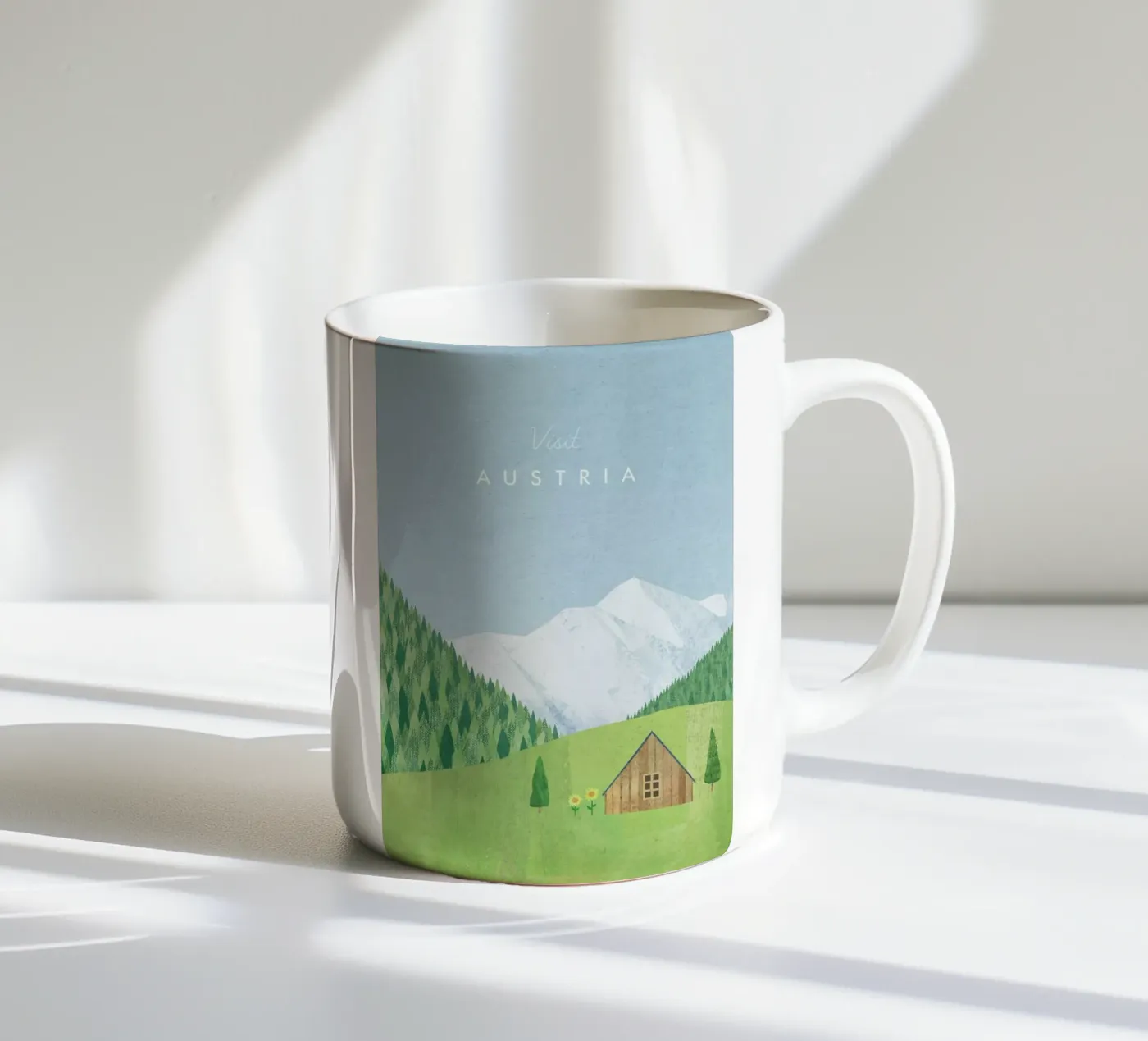 Austria ceramic mug by Henry Rivers