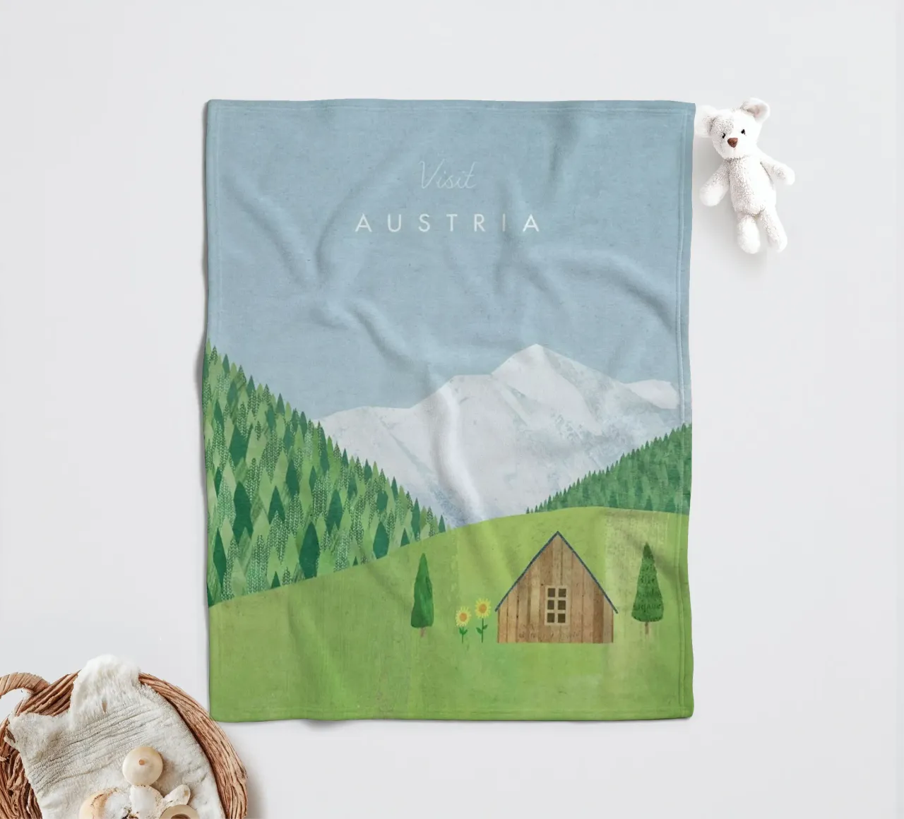 Austria Fleecedecke von Henry Rivers