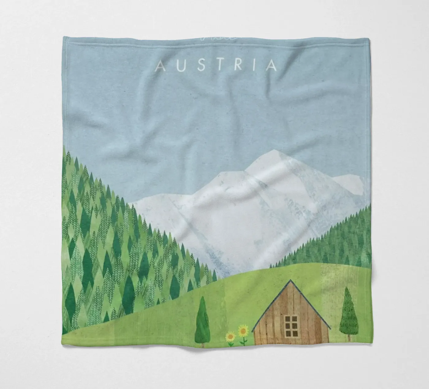 Austria fleecedeken van Henry Rivers