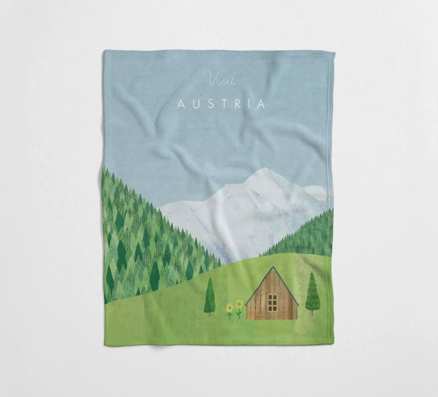 Austria fleecedeken van Henry Rivers