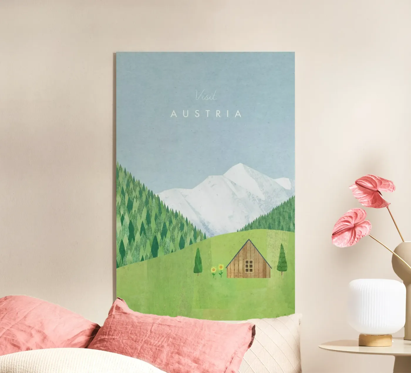 Austria acryl van Henry Rivers