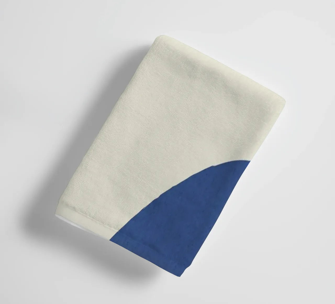 Composizione di linee astratte - Blu navy asciugamano da bagno da MoonlightPrint