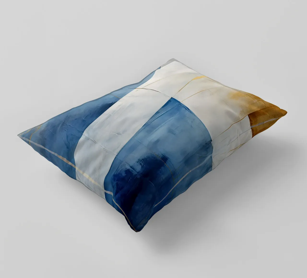 Oro e blu cuscino da Imagine