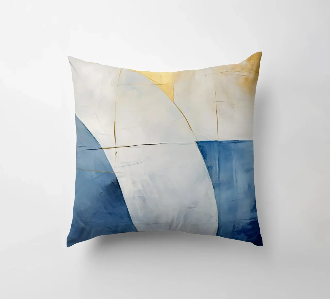 Oro e blu cuscino da Imagine