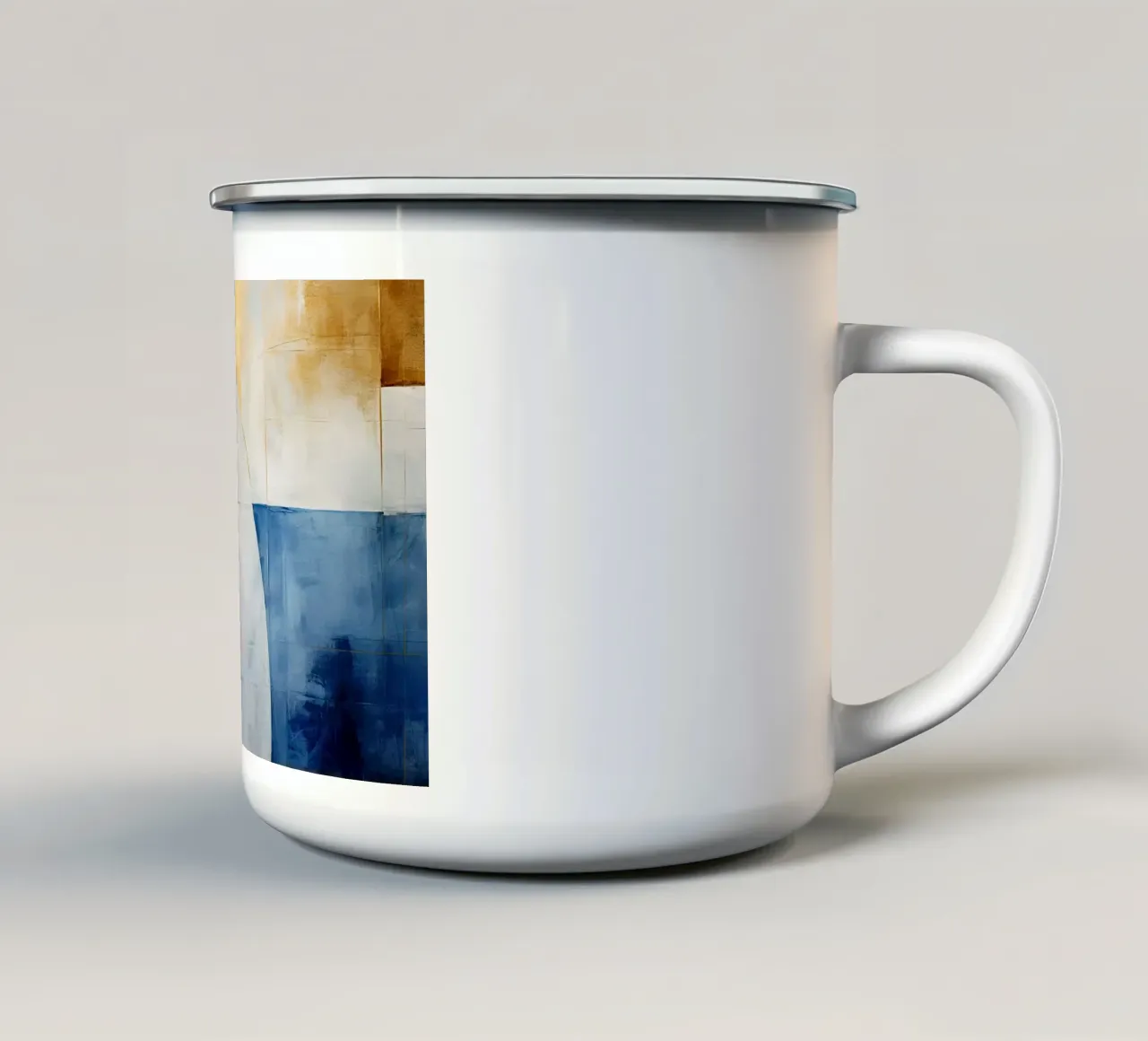Oro e blu tazza in smalto da Imagine