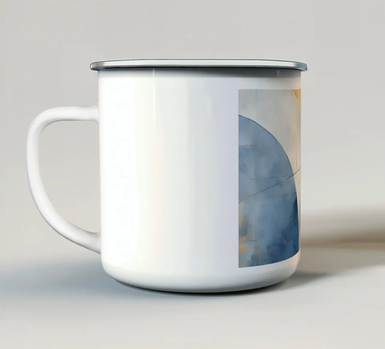 Oro e blu tazza in smalto da Imagine
