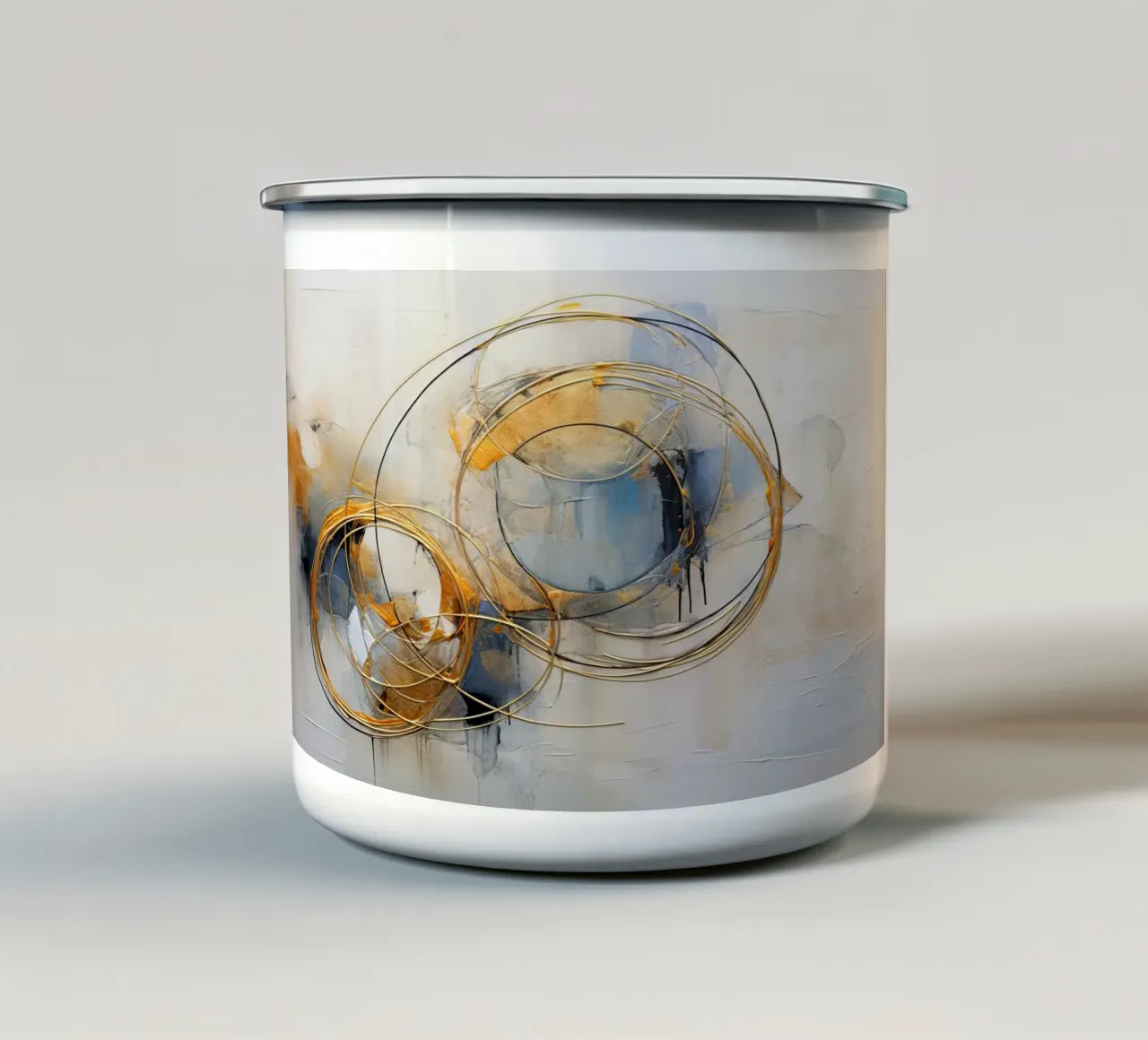 Gioco di linea tazza in smalto da Imagine