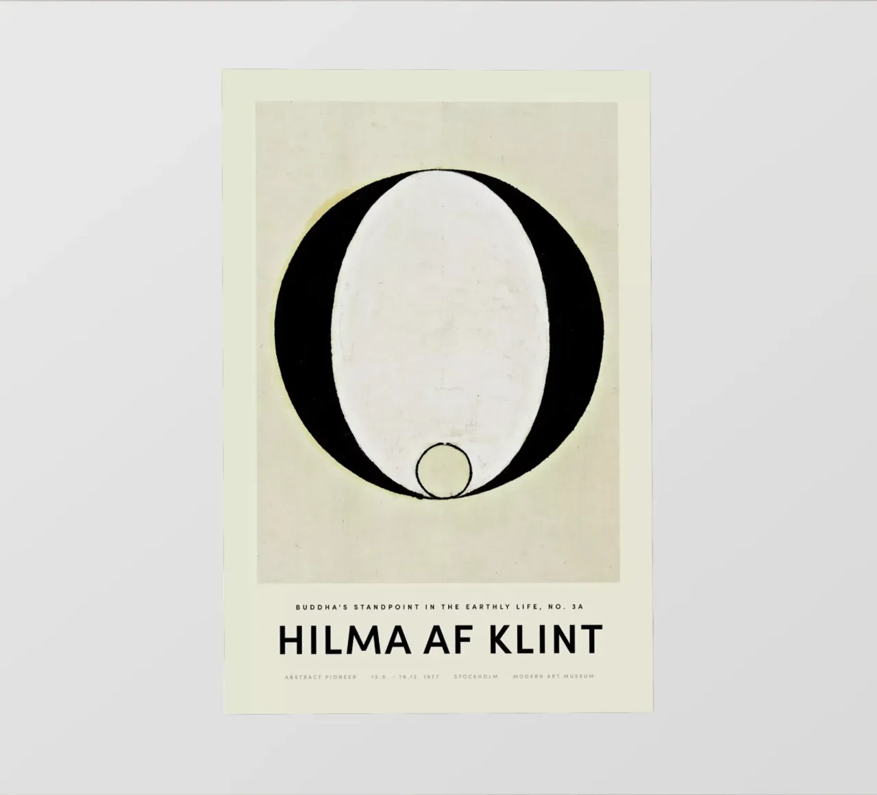 Hilma af Klint - Buddha's Standpoint in the Earthly Life 3A pellicola backlit da Vintage by JUNIQE