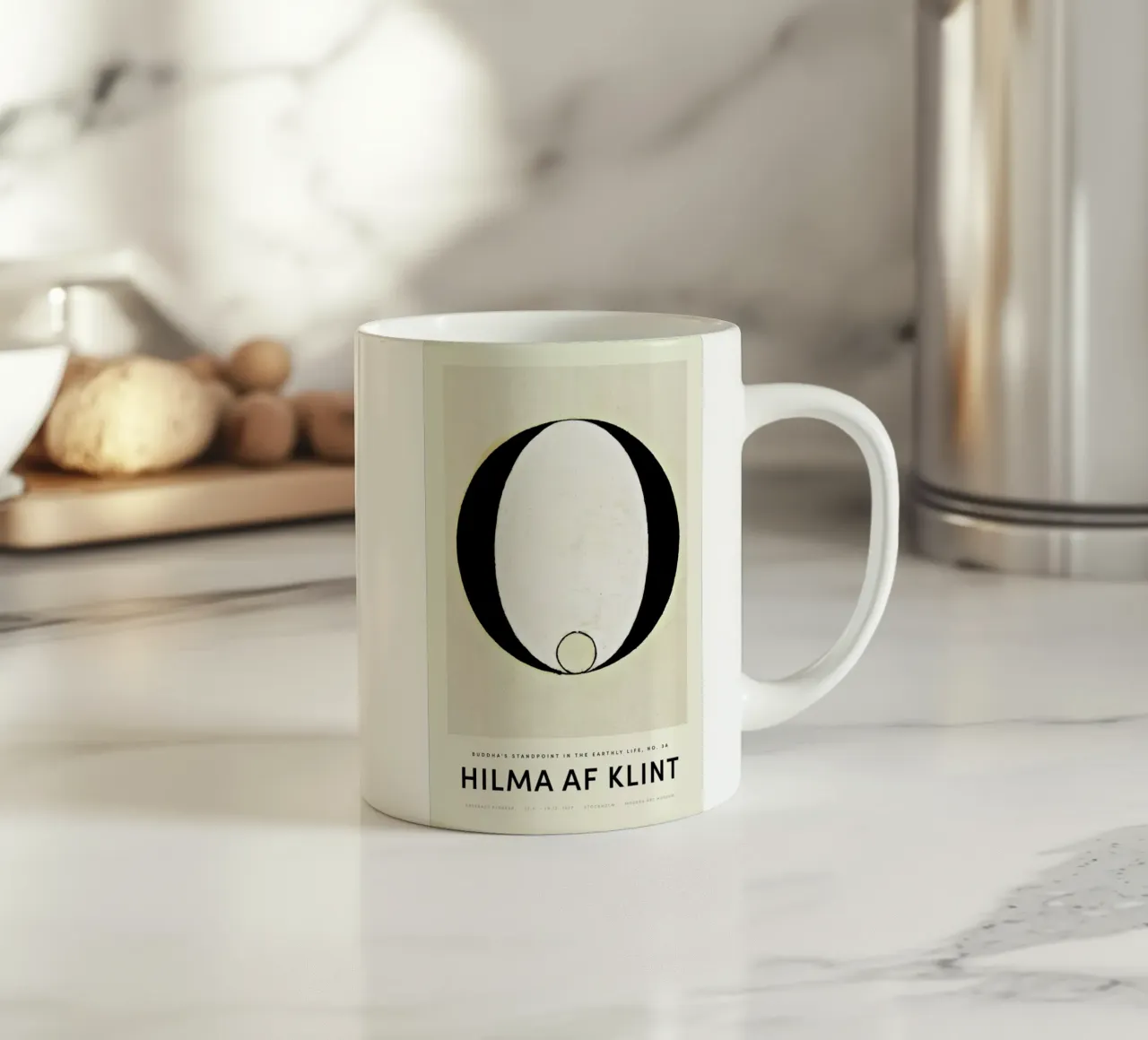 Hilma af Klint - Buddha's Standpoint in the Earthly Life 3A Keramik Tasse von Vintage by JUNIQE