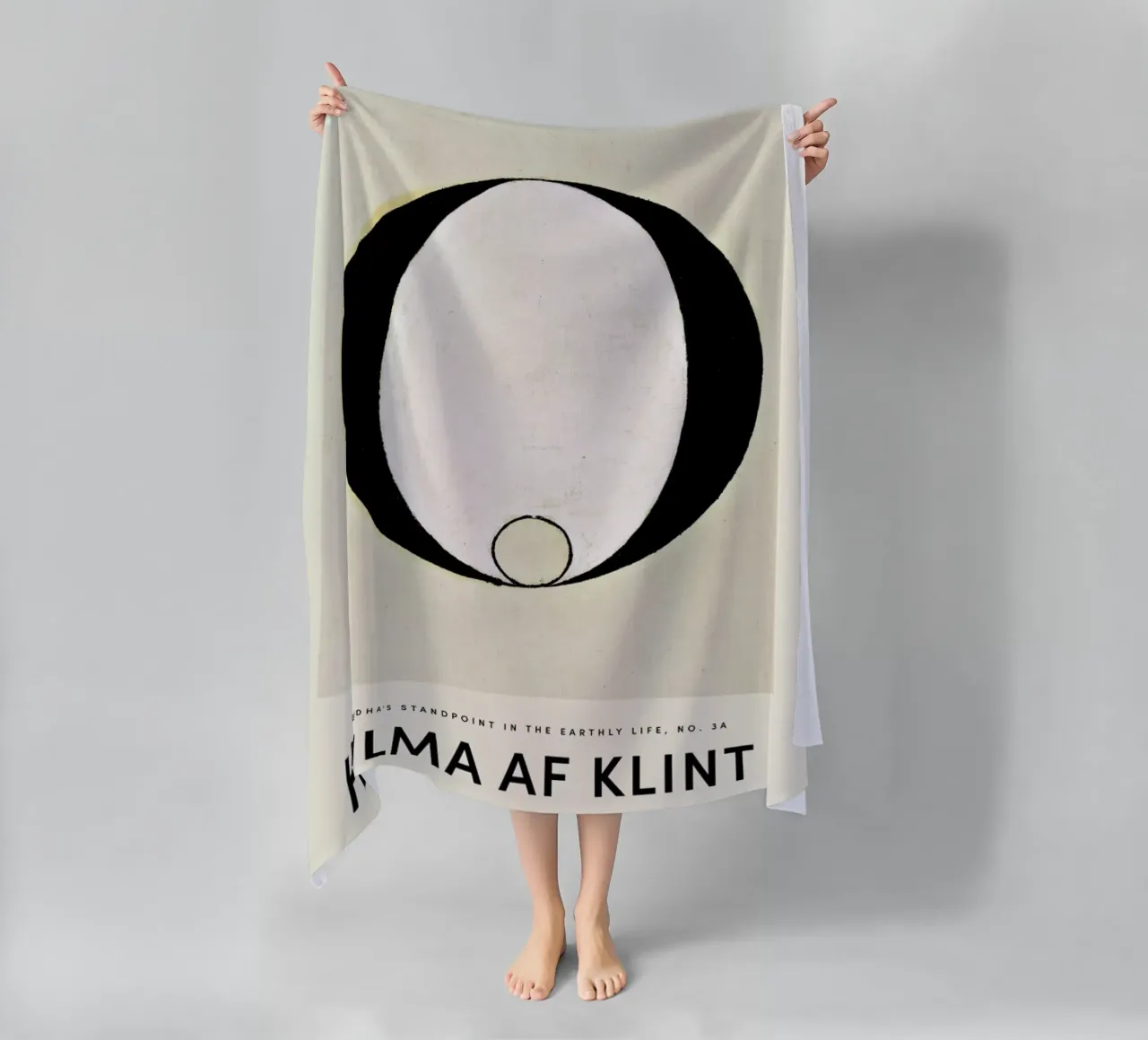 Hilma af Klint - Buddha's Standpoint in the Earthly Life 3A telo mare da Vintage by JUNIQE