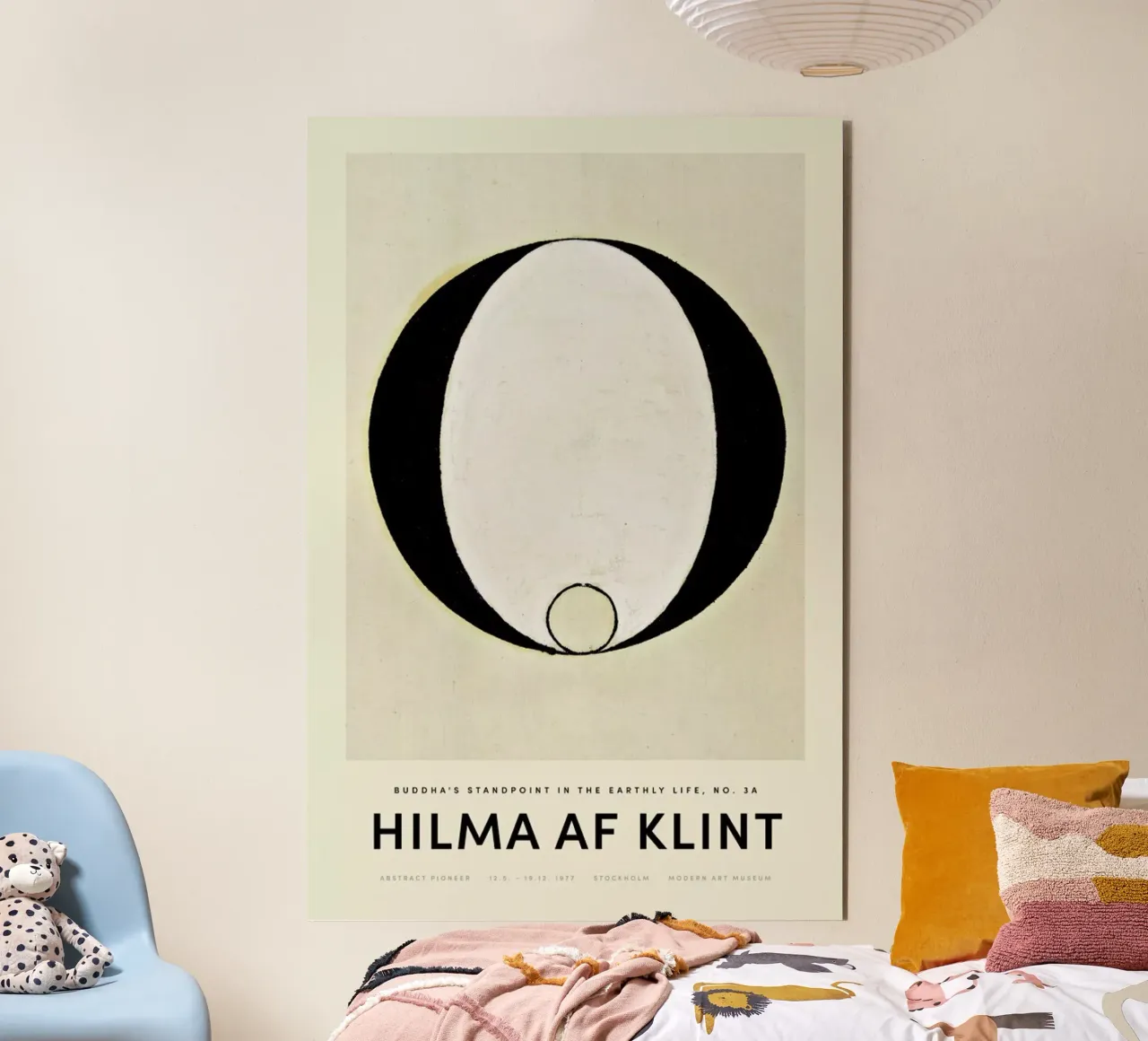 Hilma af Klint - Buddha's Standpoint in the Earthly Life 3A alluminio dibond da Vintage by JUNIQE