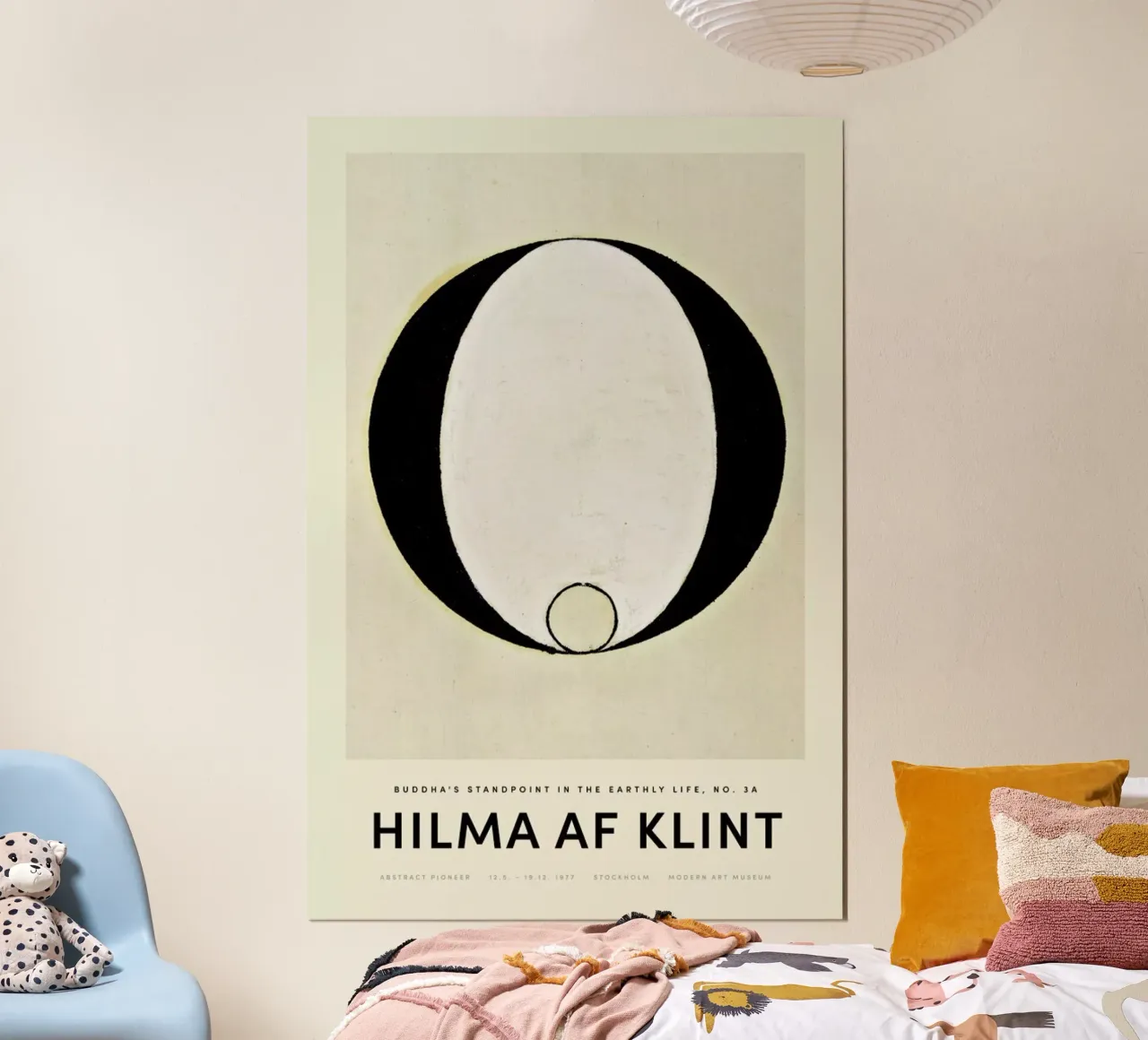 Hilma af Klint - Buddha's Standpoint in the Earthly Life 3A carta hahnemühle da Vintage by JUNIQE