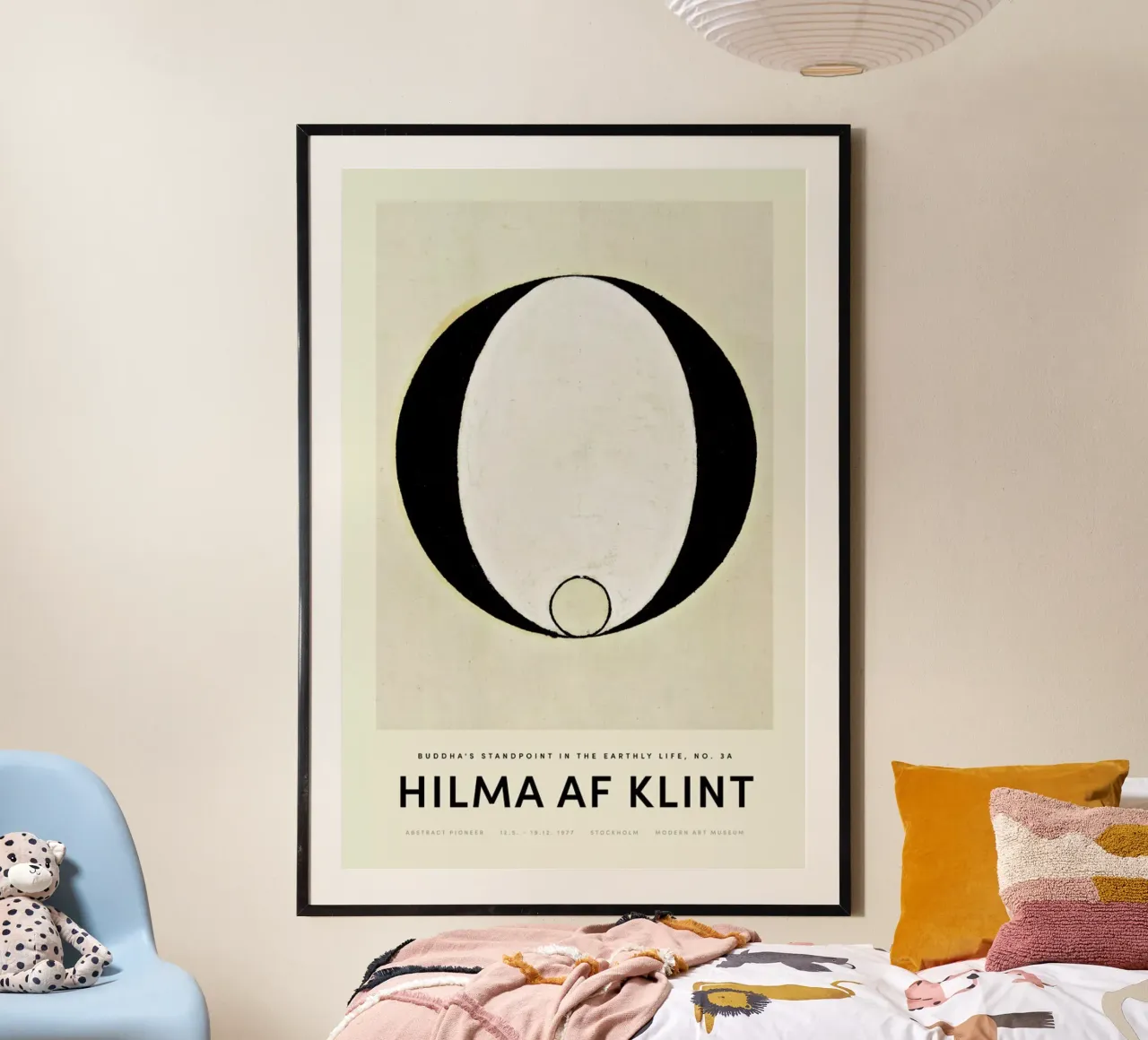 Hilma af Klint - Buddha's Standpoint in the Earthly Life 3A carta hahnemühle da Vintage by JUNIQE
