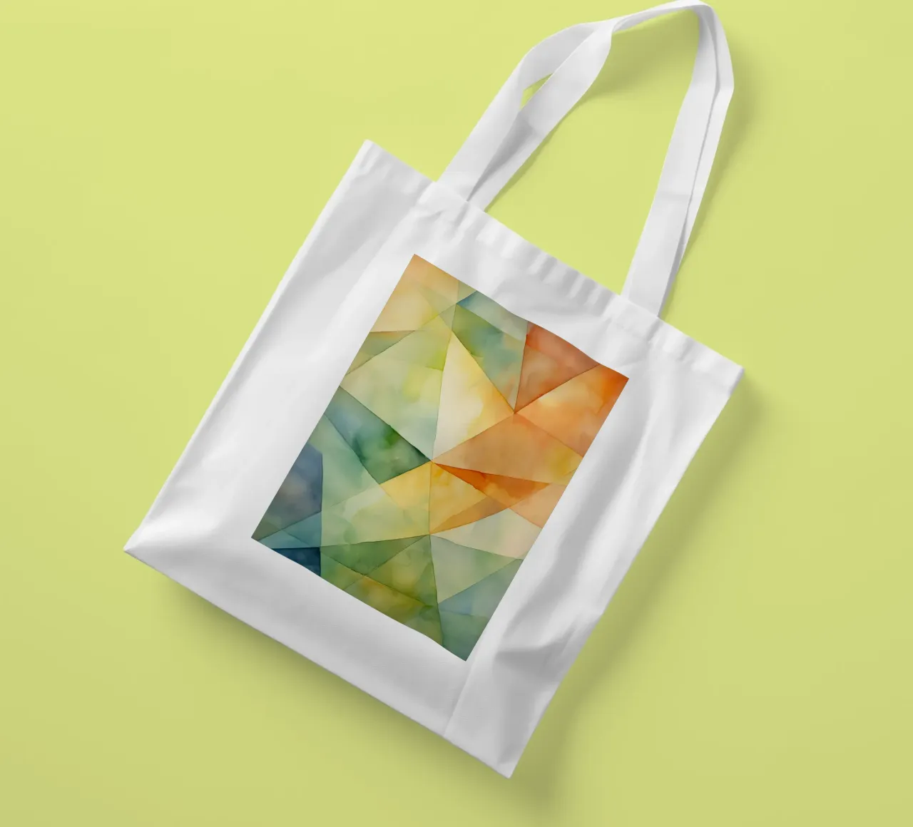 Astratto colorato borsa in juta da Imagine
