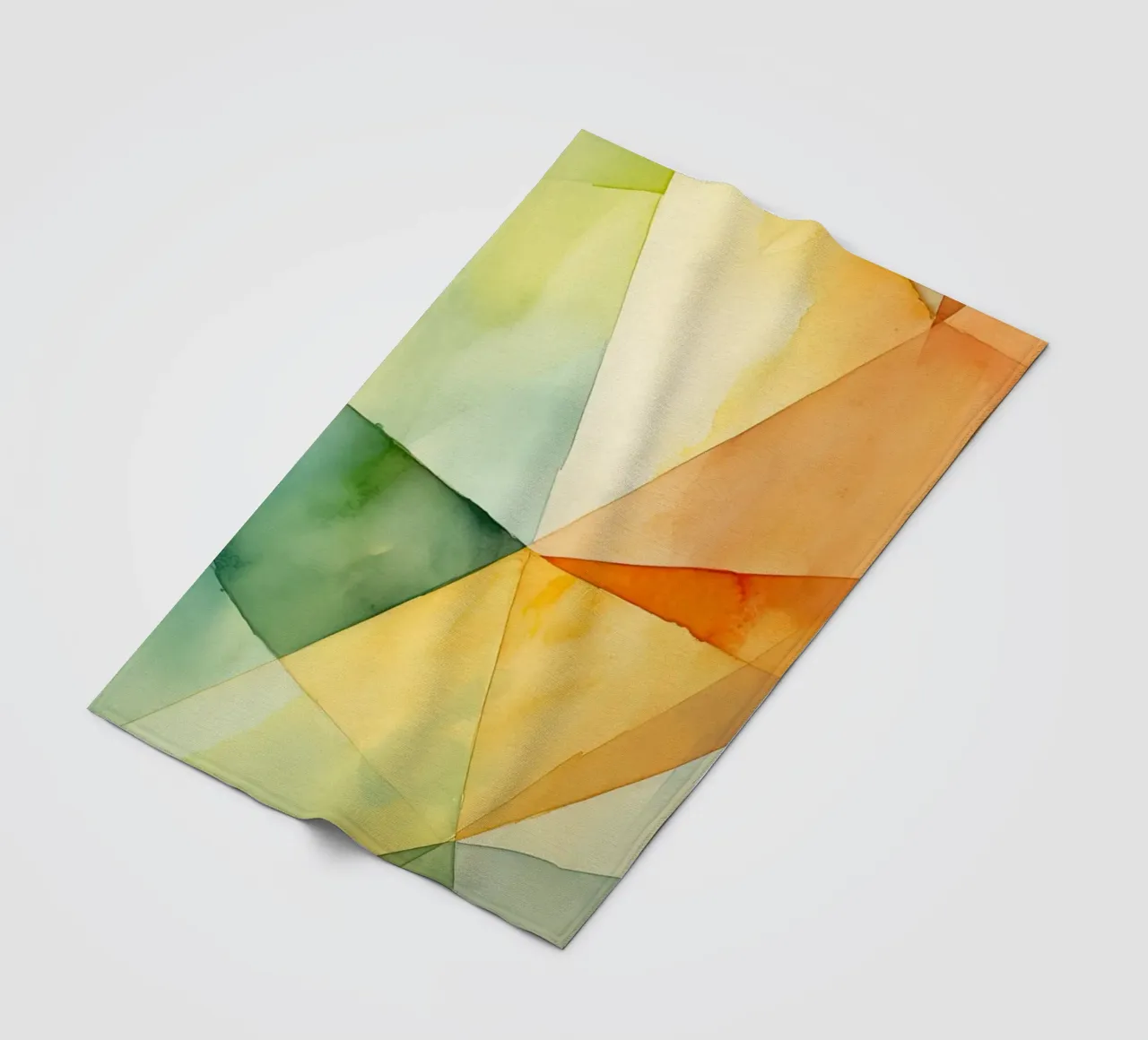 Astratto colorato coperta in pile da Imagine
