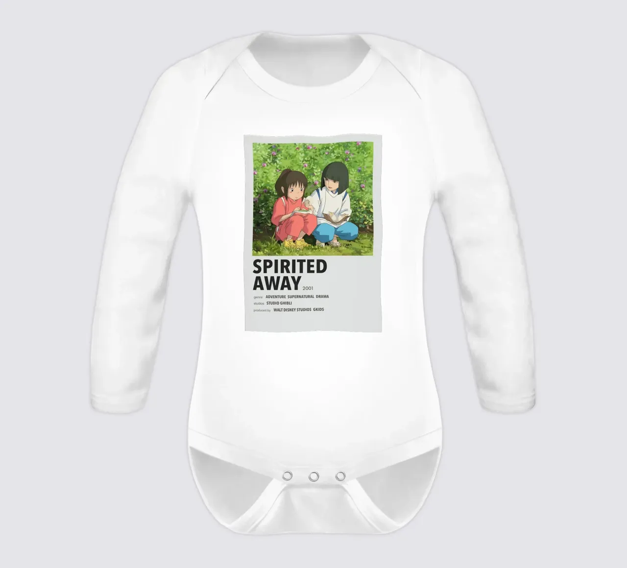 SPIRITED AWAY  2001 long-sleeve baby romper by Totoya