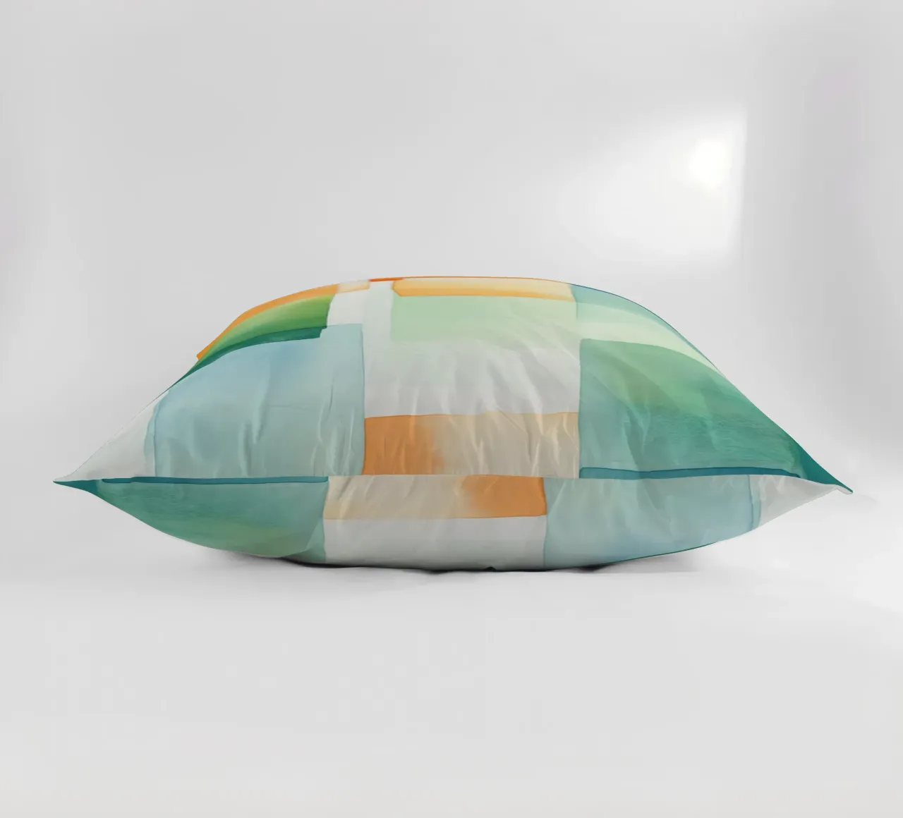 Abstract rectangles decorative cushion by Imagine
