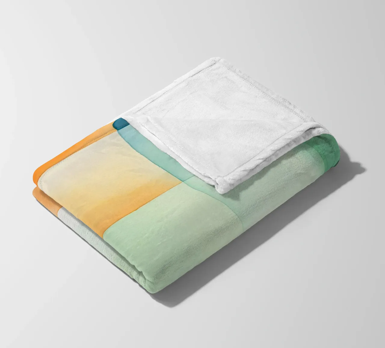 Abstract rectangles fleece blanket by Imagine