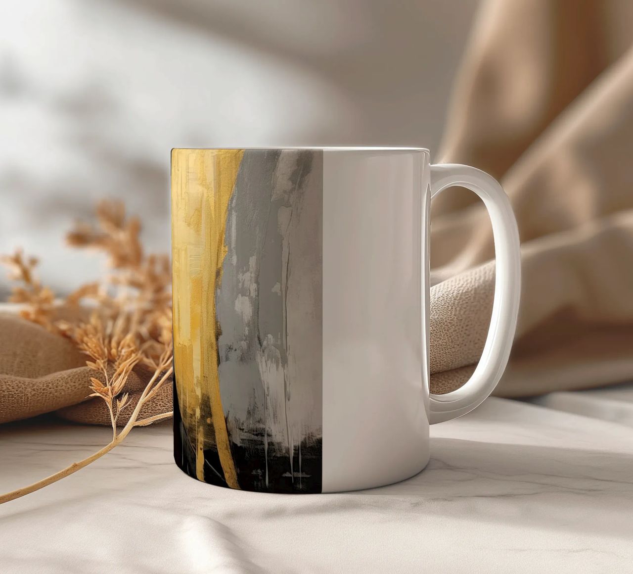 Linee astratte tazza in ceramica da Imagine