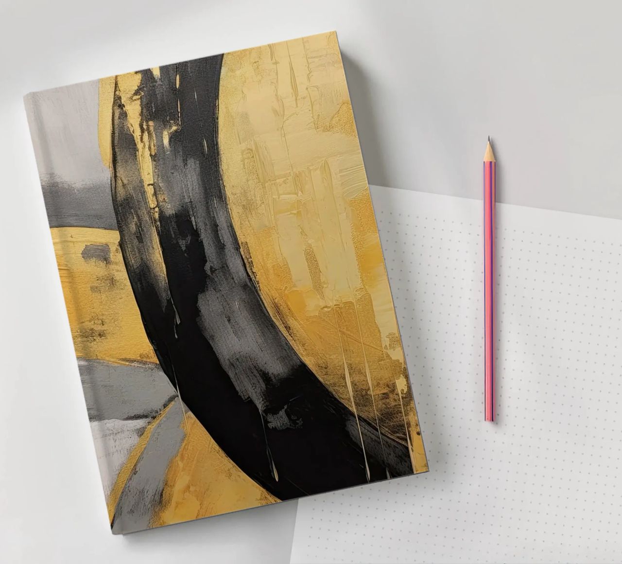 Abstract lines notebook by Imagine