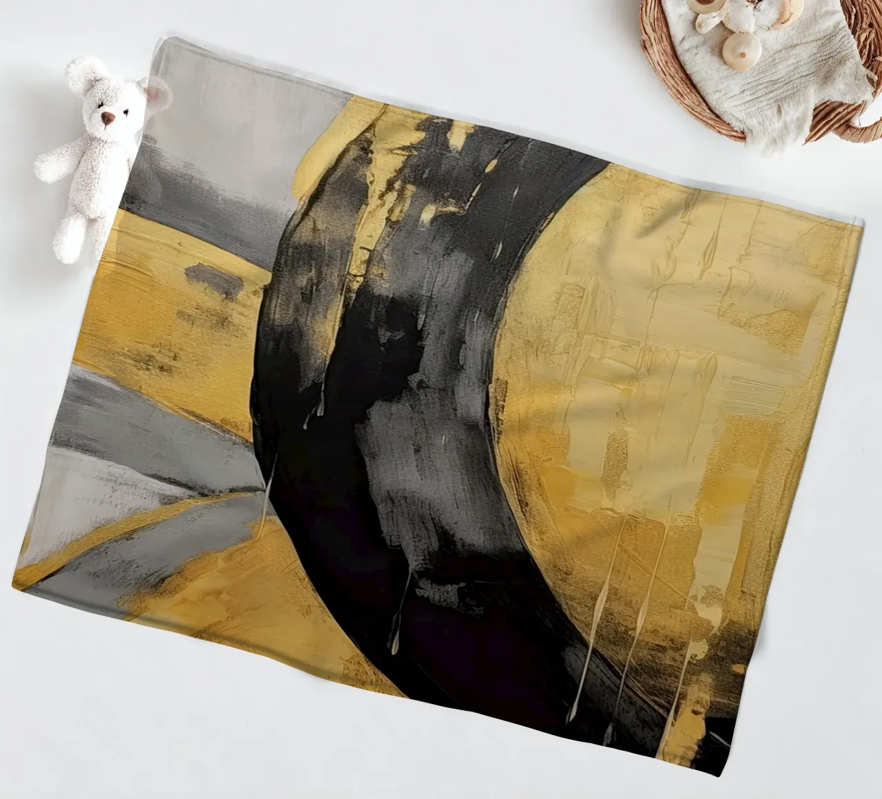 Linee astratte coperta in pile da Imagine