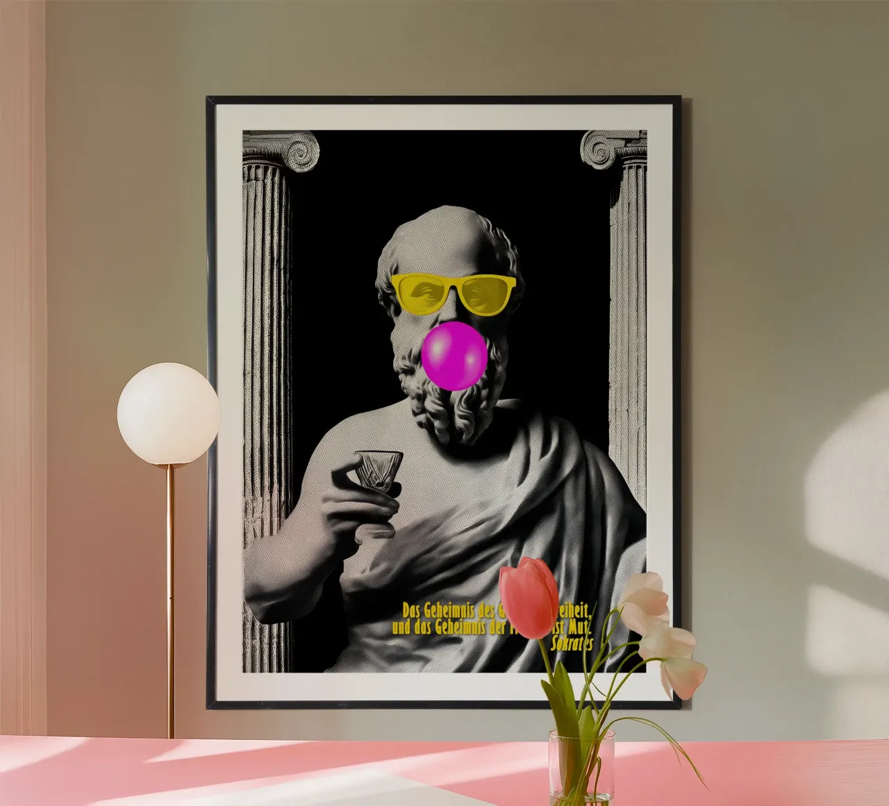 La saggezza di Socrate | Parte pop motivazionale poster da Autofocus
