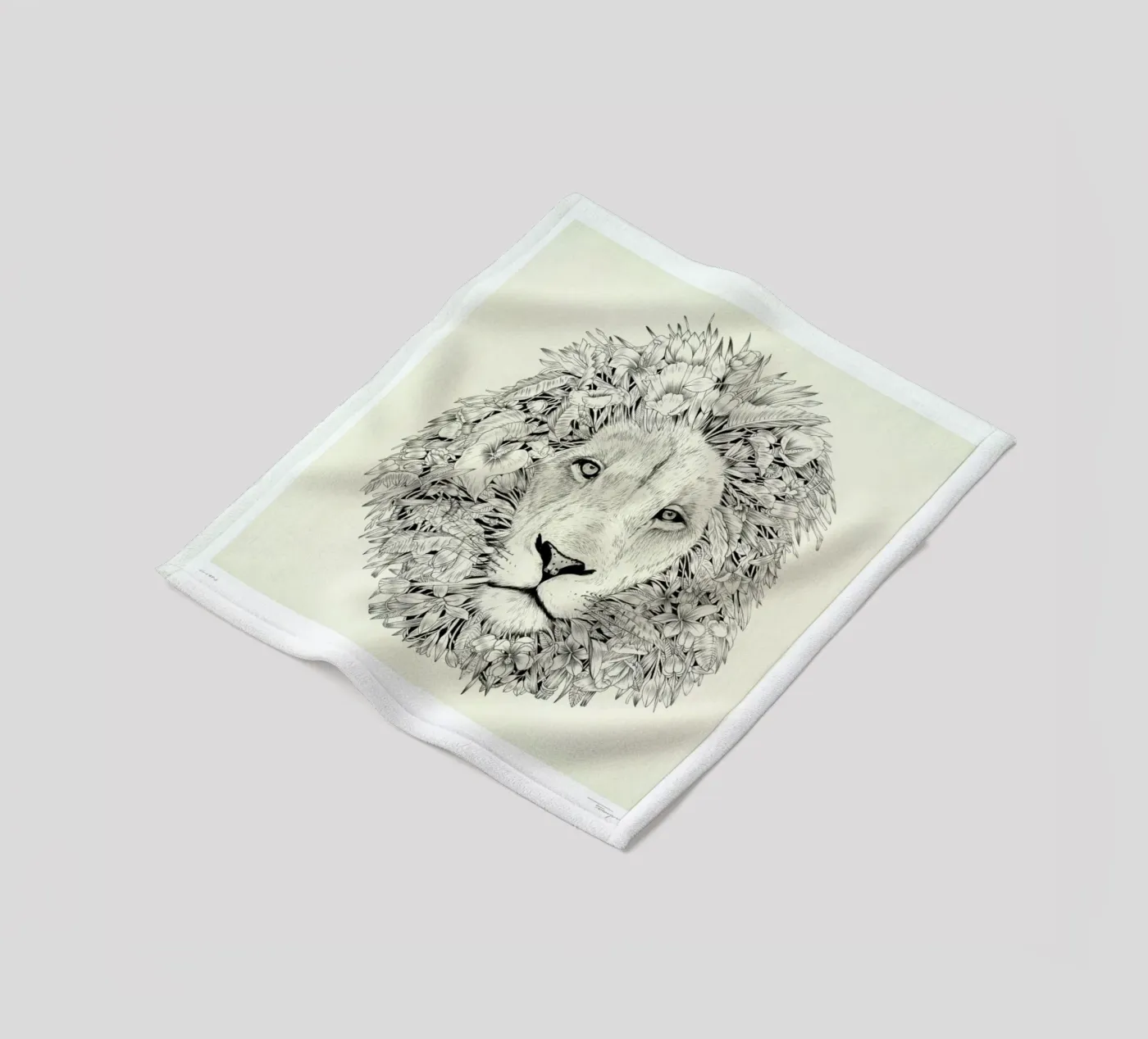 Lion fleecedeken van Faunesque