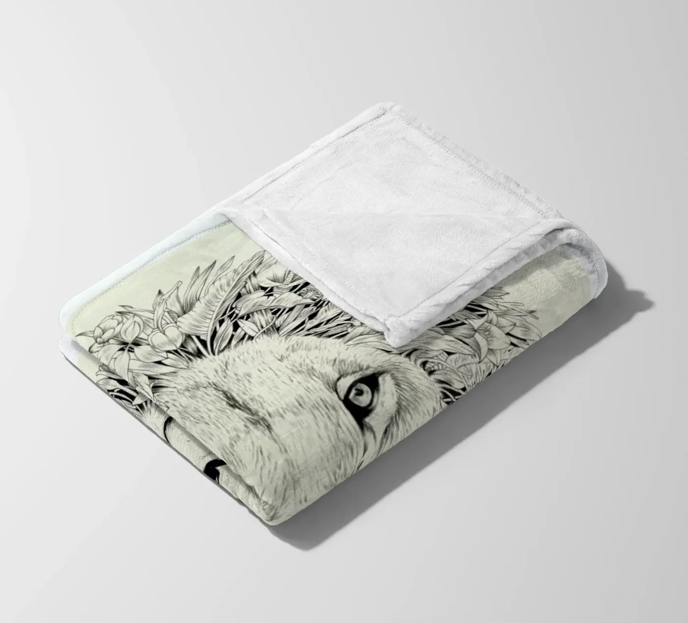 Lion fleecedeken van Faunesque