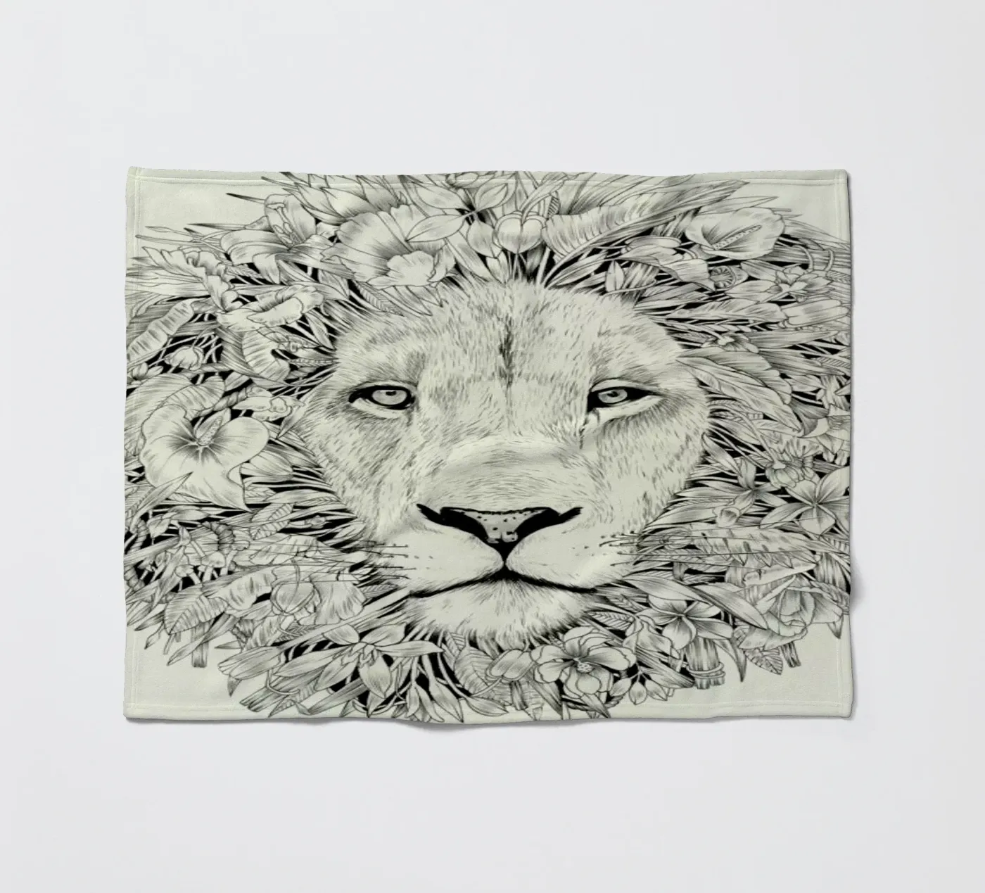 Lion fleecedeken van Faunesque