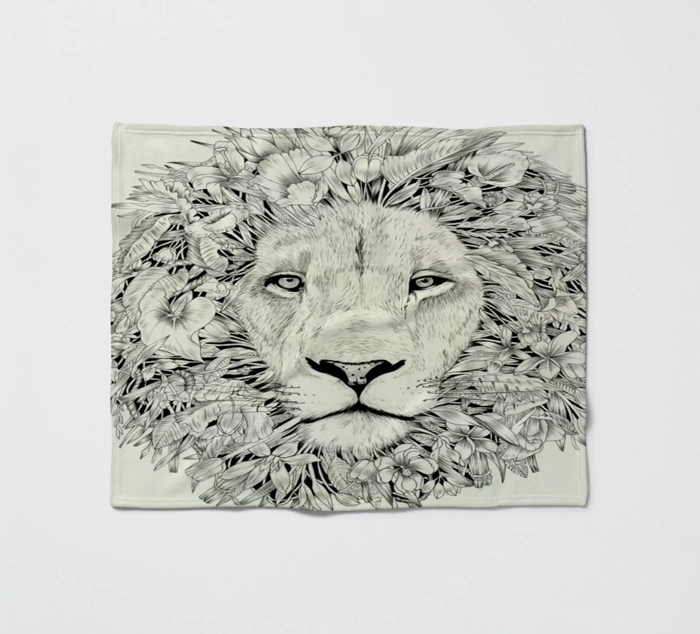 Lion fleecedeken van Faunesque