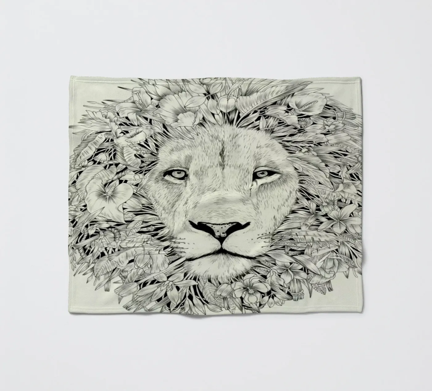 Lion fleecedeken van Faunesque