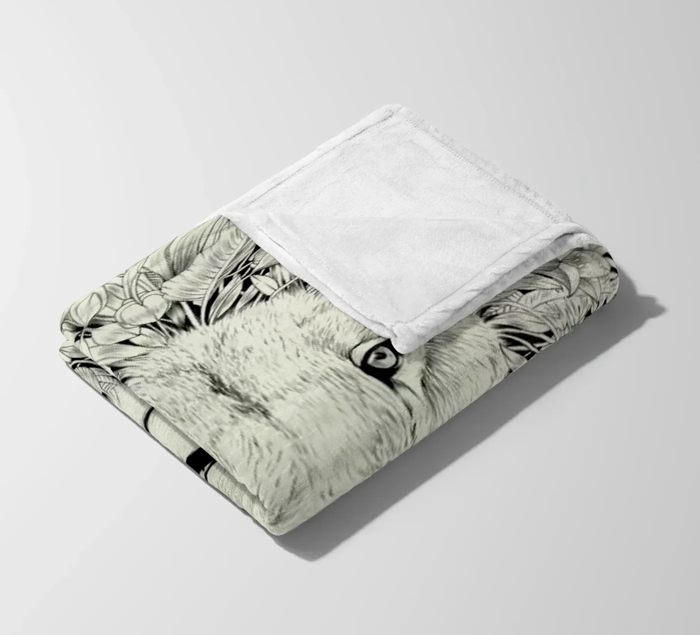 Lion fleecedeken van Faunesque