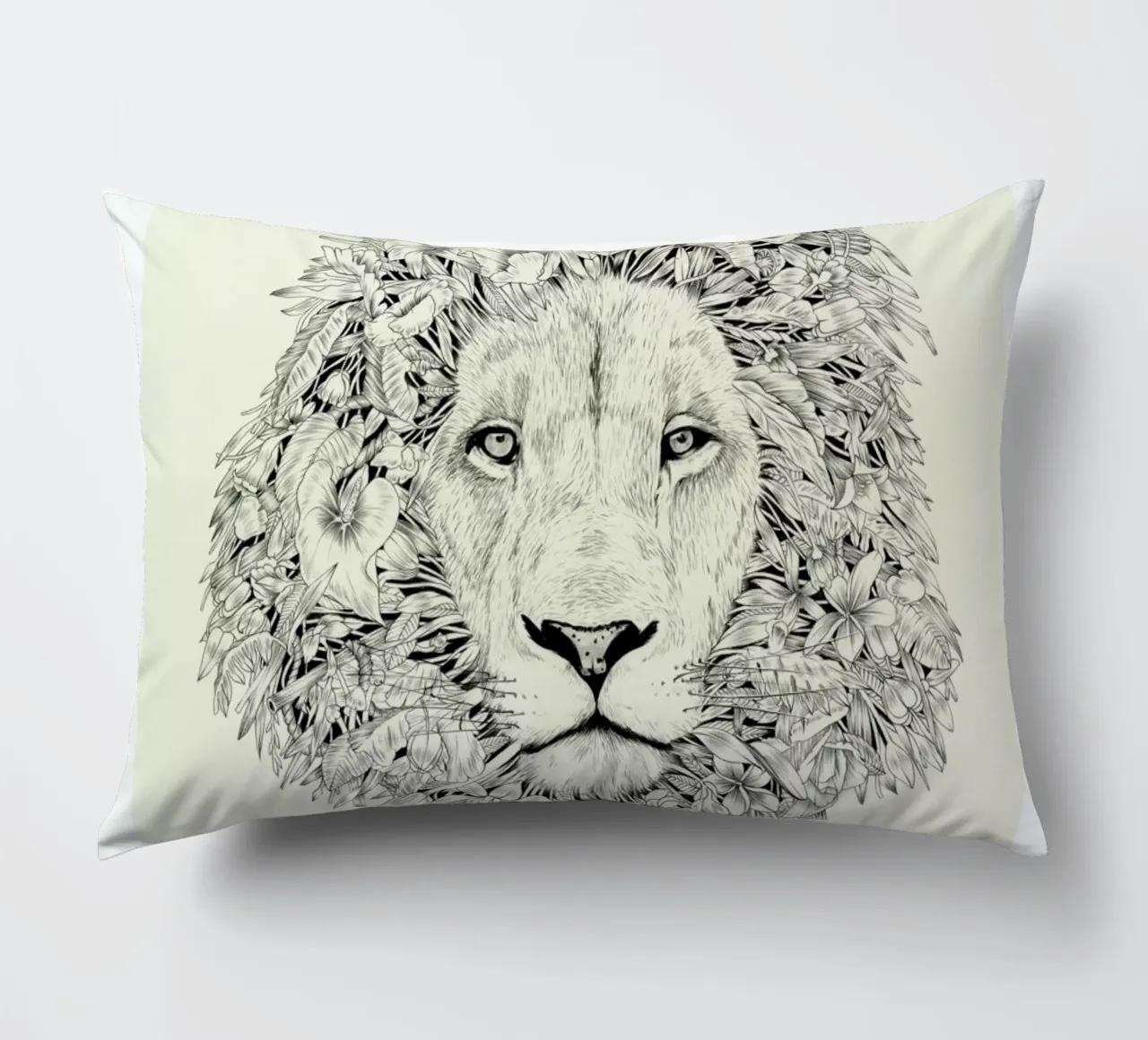 Lion decorative cushion by Faunesque
