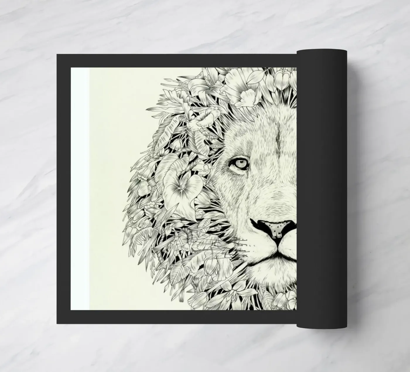 Lion deurmat van Faunesque
