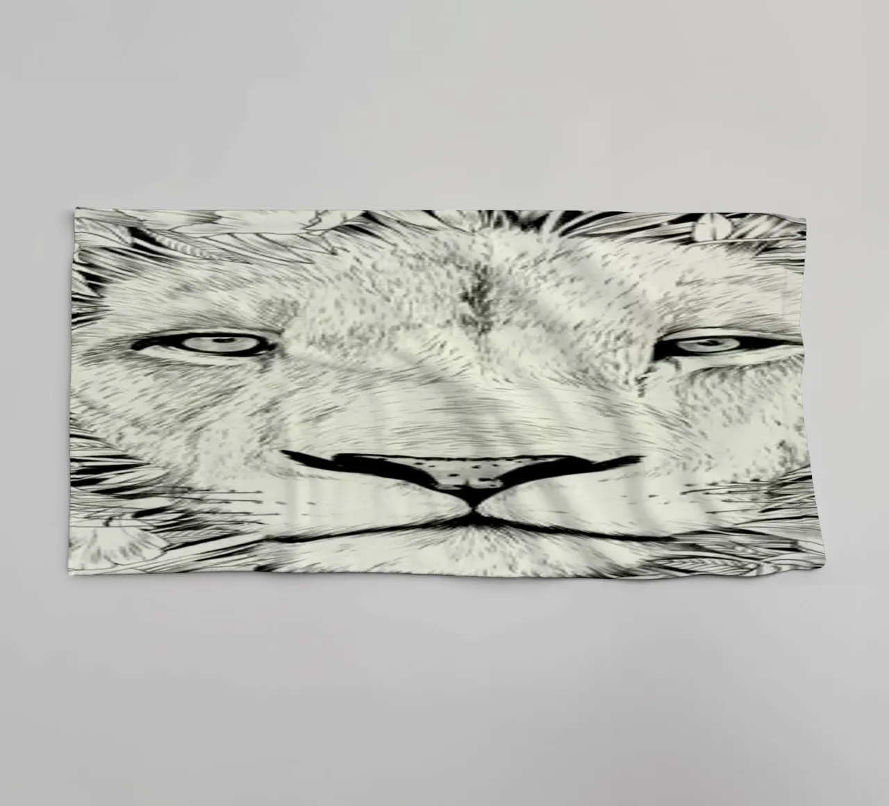 Lion asciugamano da bagno da Faunesque