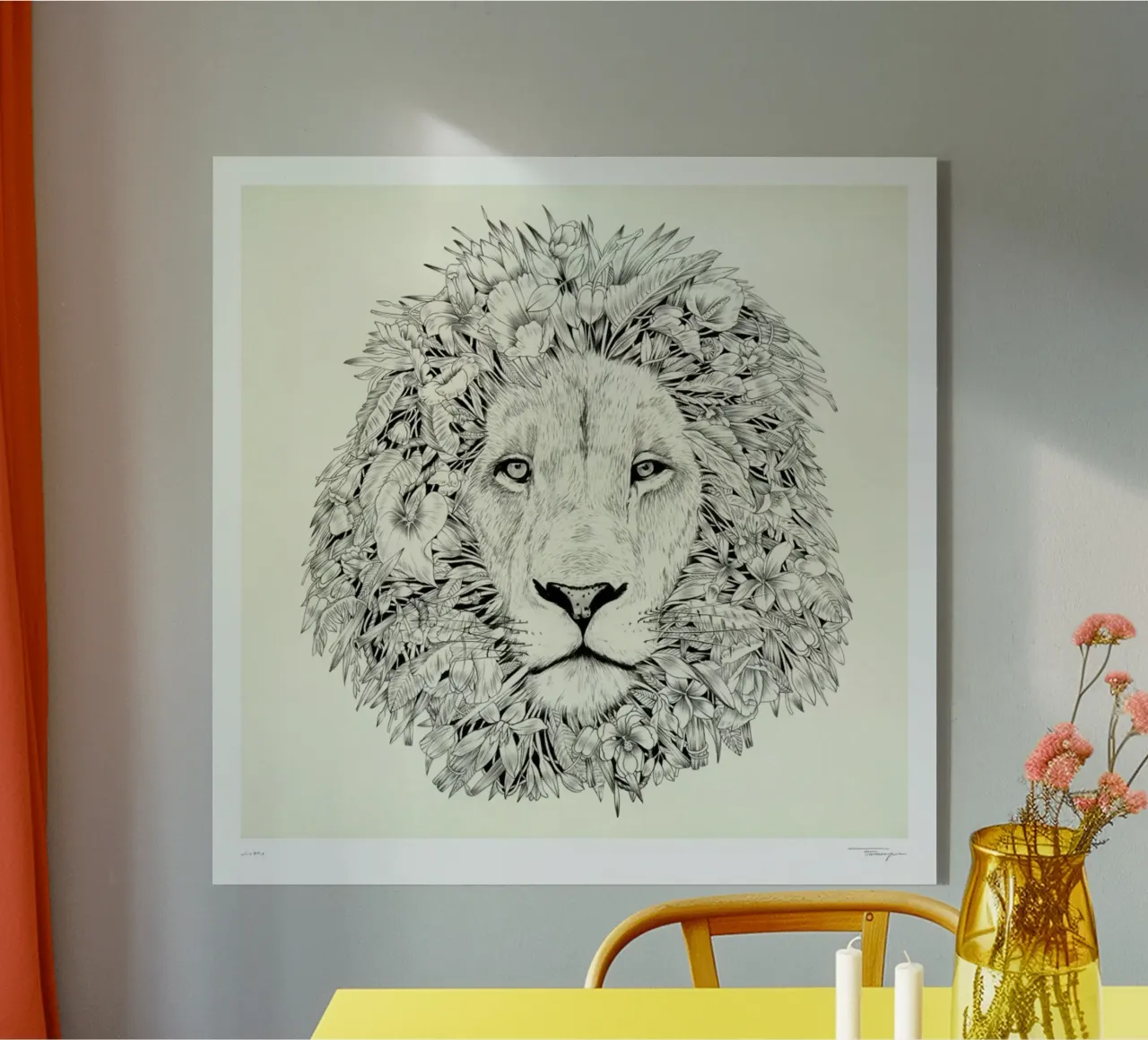 Lion plexiglass da Faunesque