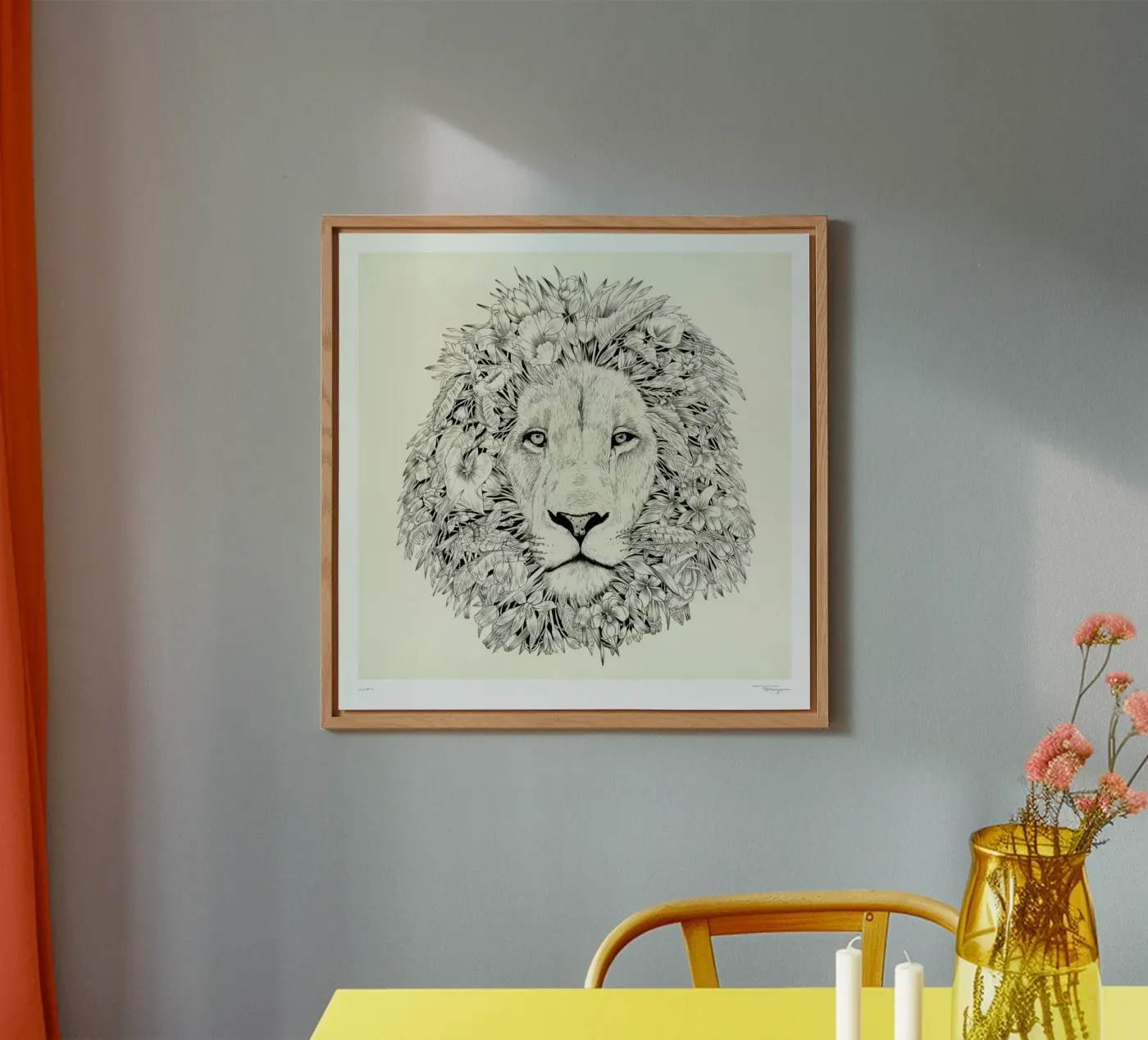 Lion pannello forex da Faunesque