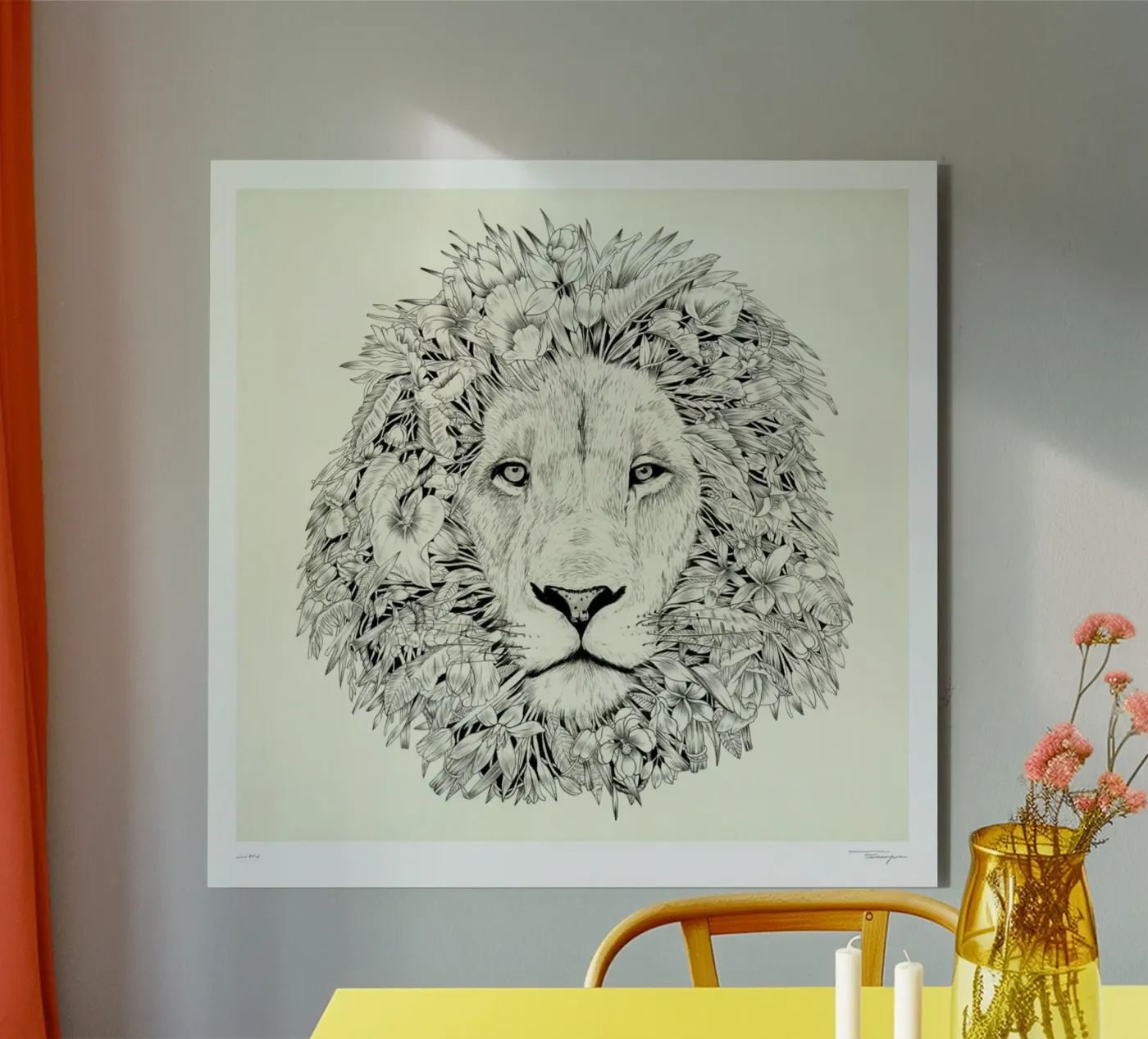 Lion pannello forex da Faunesque