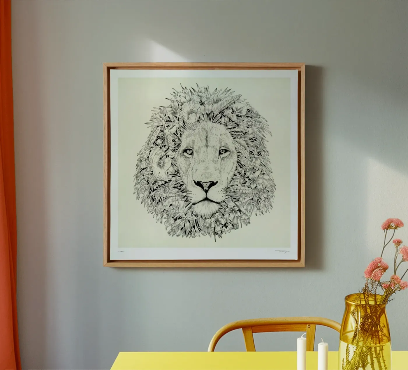 Lion tela da Faunesque