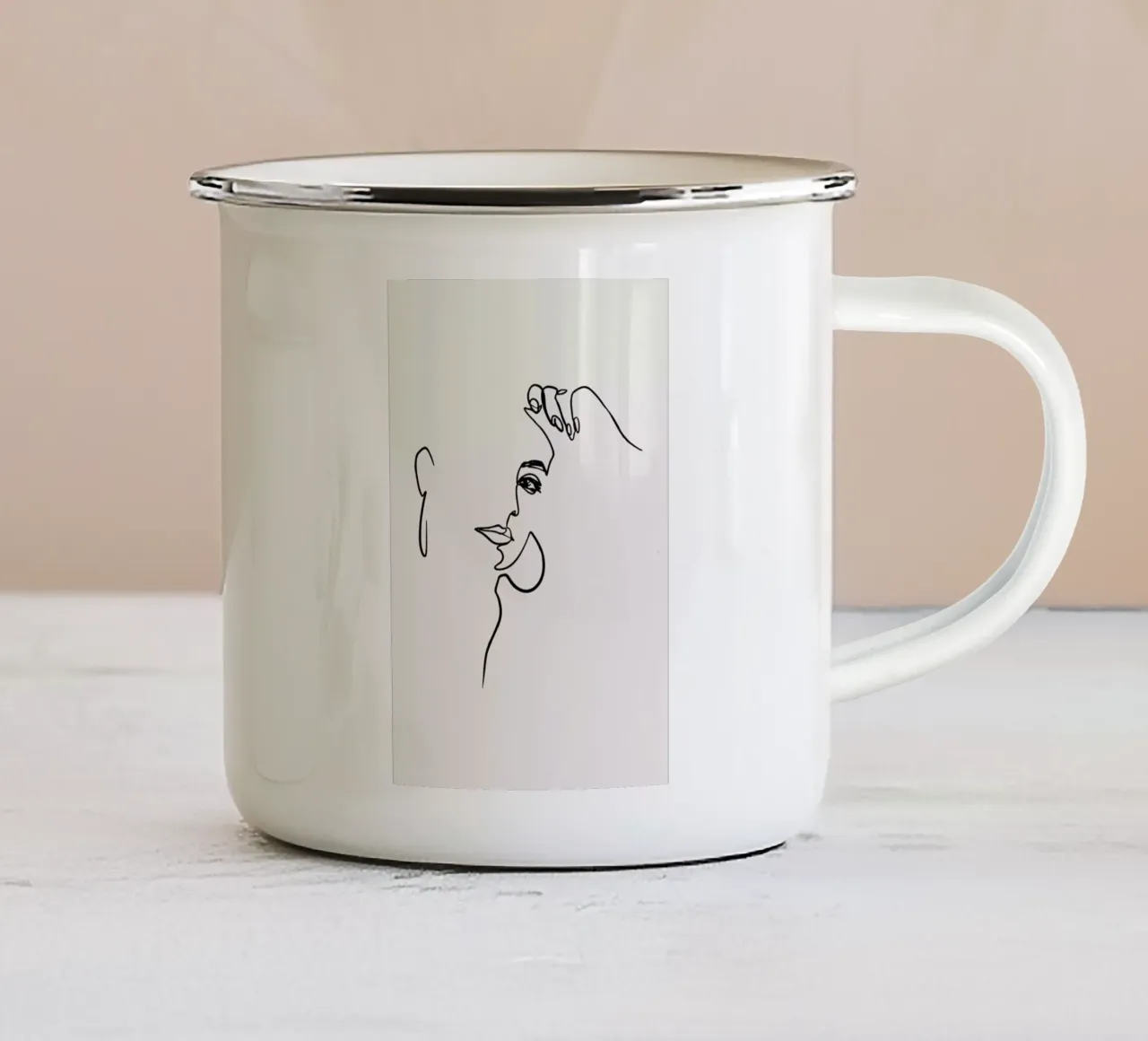 Hold On tazza in smalto da Pure