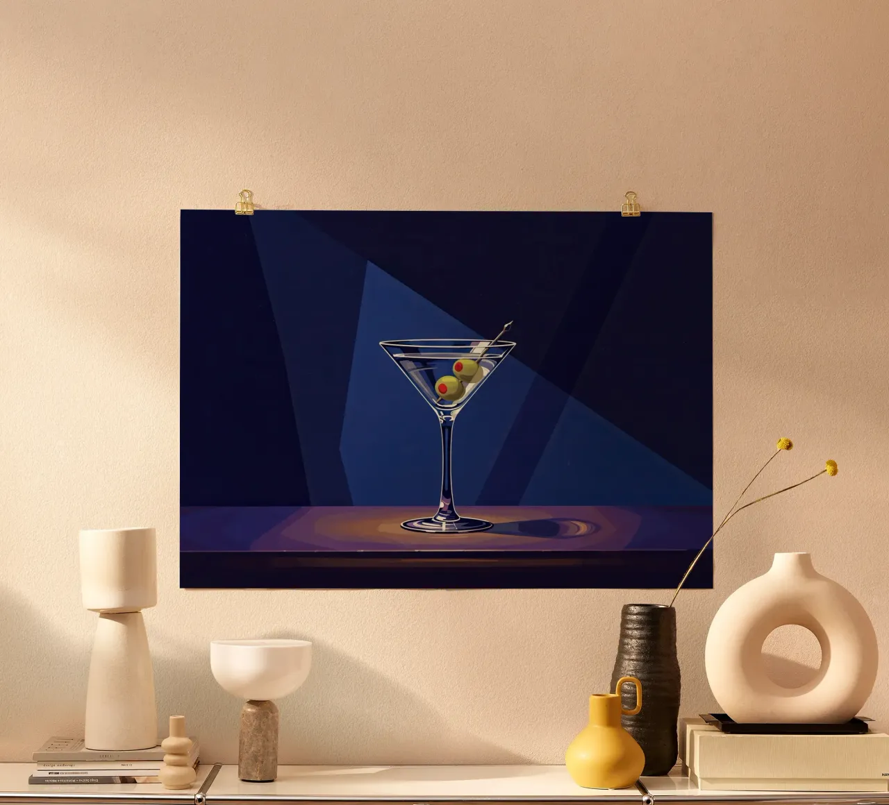 Martini di mezzanotte poster da Art Center