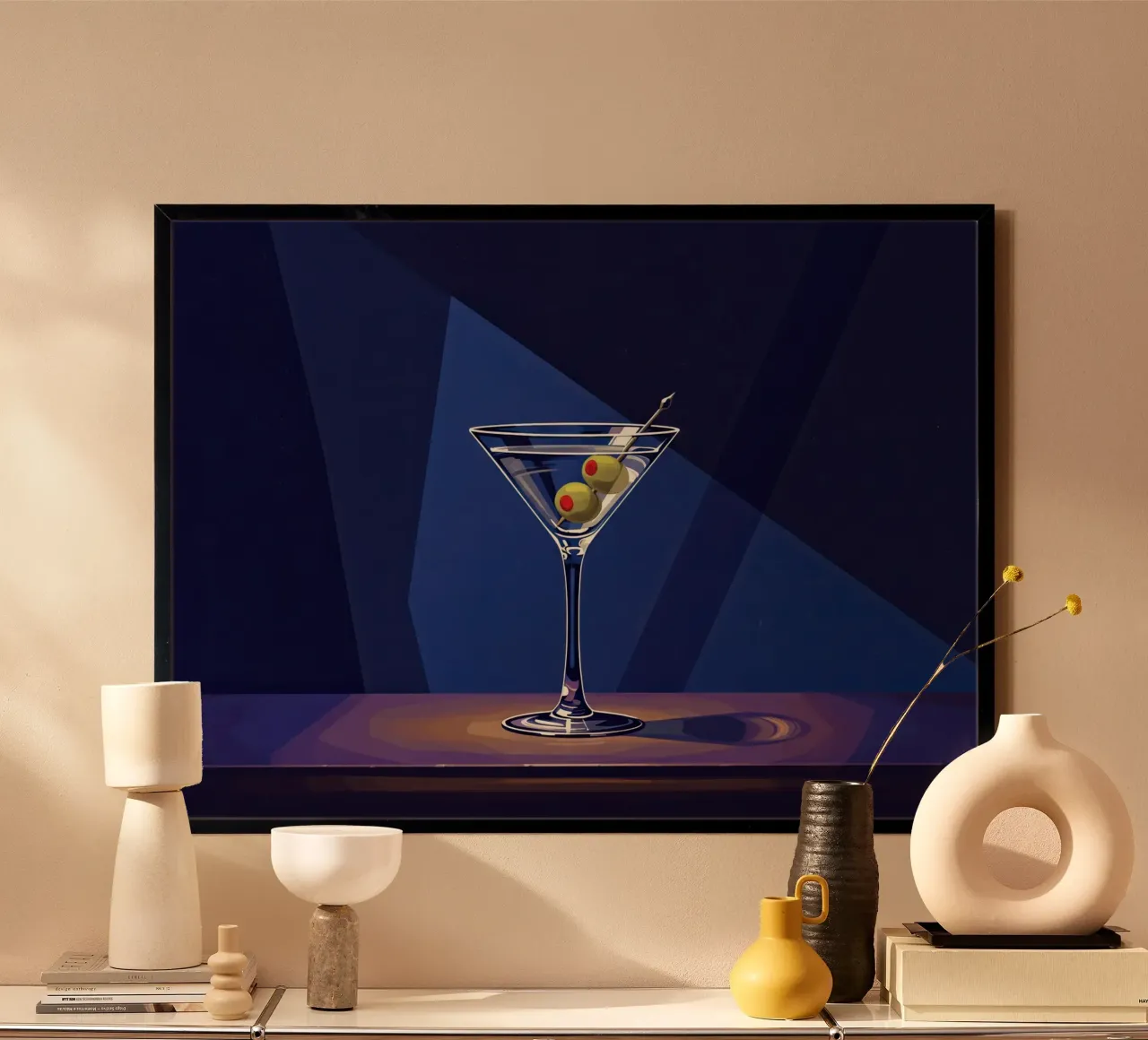 Martini di mezzanotte poster da Art Center