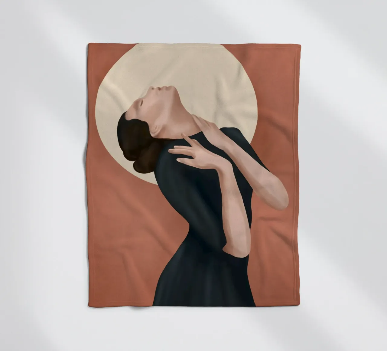 Before the Sunset fleece blanket by cityart