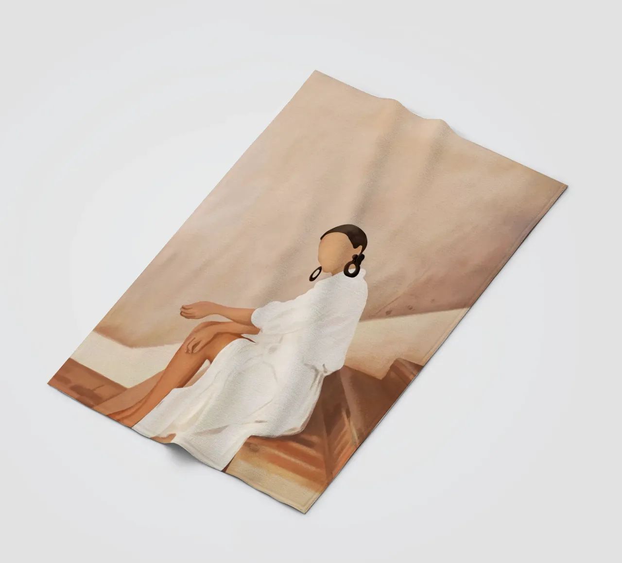 Lady in Waiting coperta in pile da cityart