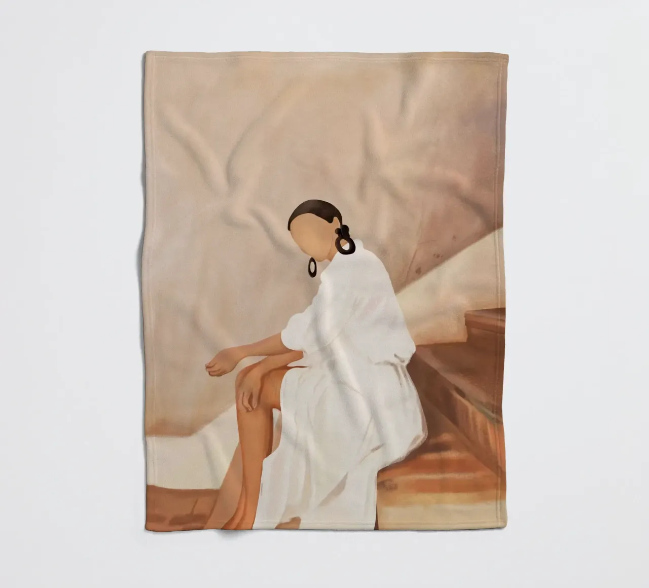 Lady in Waiting coperta in pile da cityart
