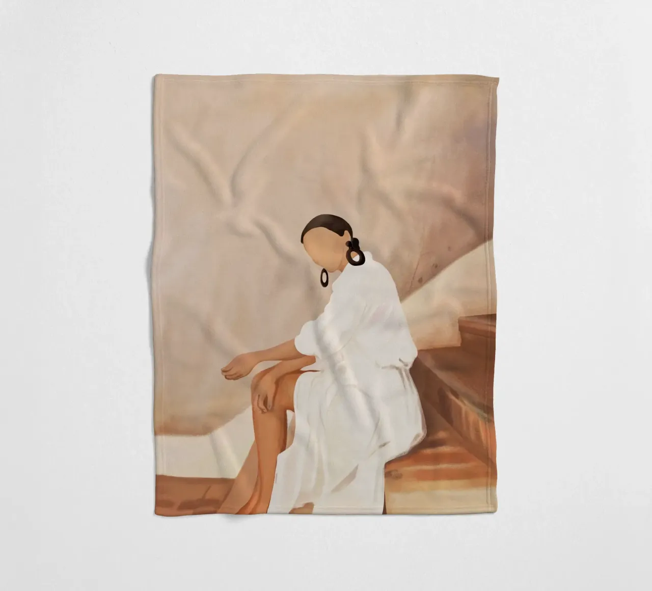 Lady in Waiting coperta in pile da cityart